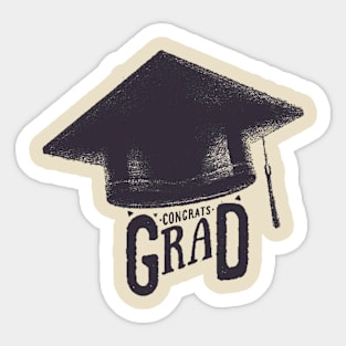 Congrast grad Sticker